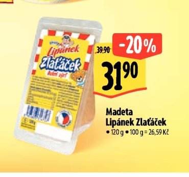 Madeta Lipánek Zlatáček