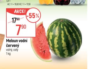 Meloun vodní červený