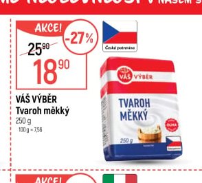 Váš Výběr Tvaroh měkký