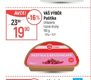 Váš Výběr Paštika chlazená