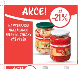 Na vybranou nakládanou zeleninu značky Váš Výběr