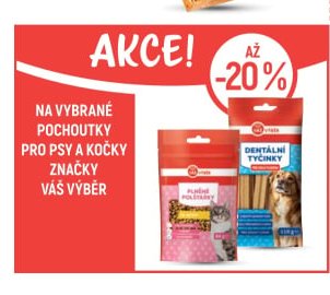Na vybrané pochoutky pro psy a kočky značky Váš Výběr