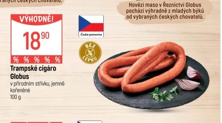 Trampské cigáro Globus