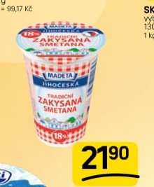JČ Zakysaná smetana tradiční 18%