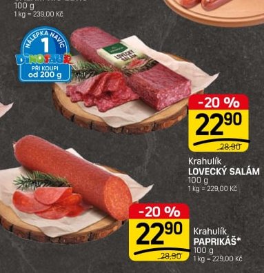 Krahulík LOVECKÝ SALÁM