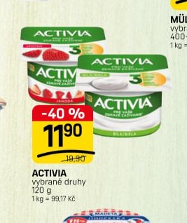 ACTIVIA vybrané druhy 120 g