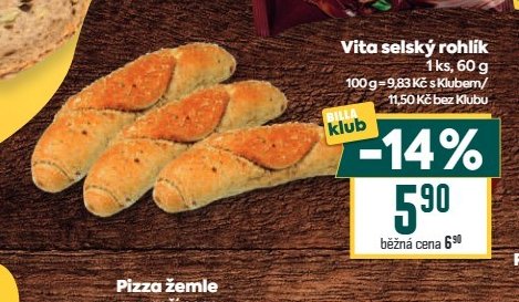 Vita selský rohlík
