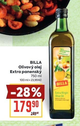 BILLA Olivový olej Extra panenský