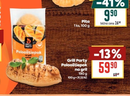 Grill Party Polooštiepok na gril 190 g