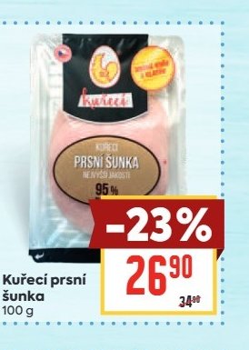 Kuřecí prsní šunka 100 g