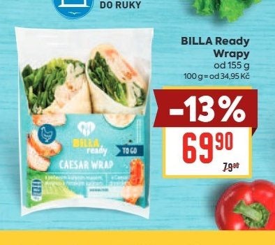 BILLA Ready Wrapy od 155 g