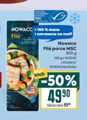 Nowaco Filé porce MSC