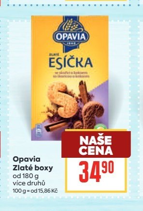 Opavia Zlaté boxy