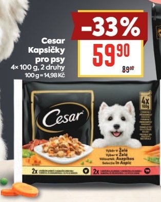 Cesar Kapsičky pro psy
