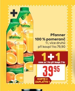 Pfanner 100% pomeranč