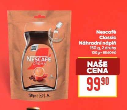 Nescafé Classic Náhradní náplň 150 g