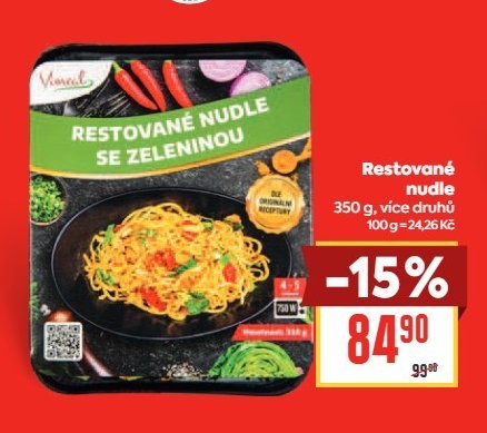 Restované nudle se zeleninou