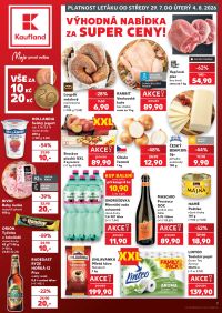 aktuální leták Kaufland 29.7.2026-4.8.2026