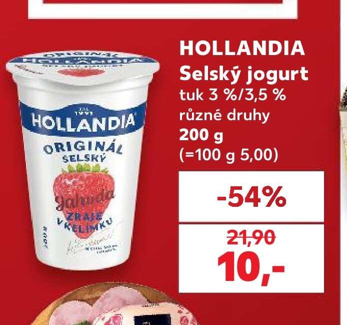 Hollandia Selský jogurt
