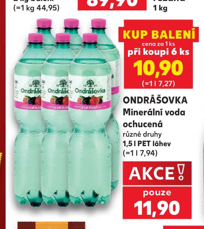 Ondrášovka Minerální voda ochucená