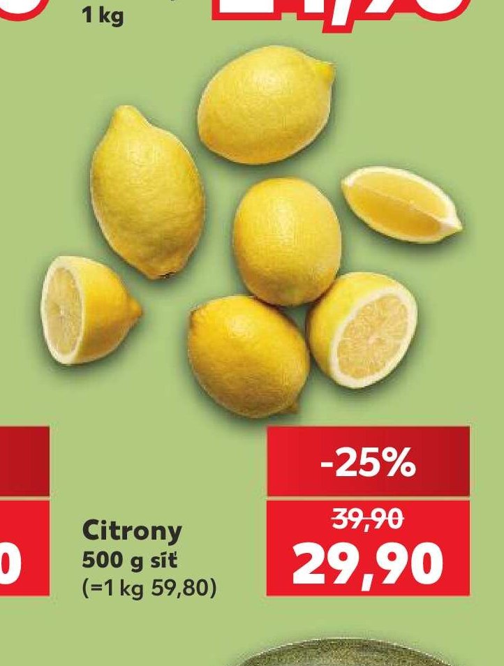 Citrony 500 g síť
