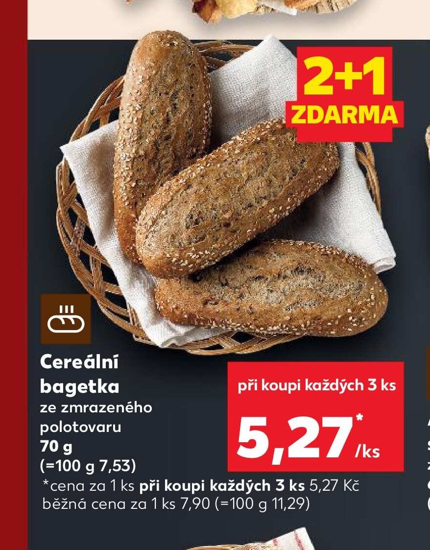 Cereální bagetka