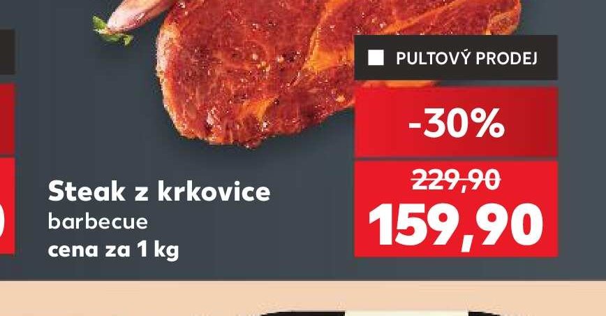 Steak z krkovice barbecue