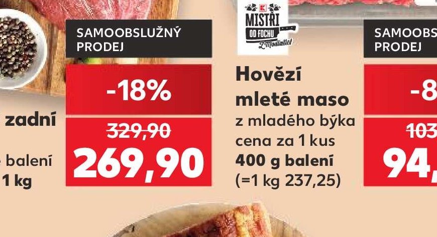 Hovězí zadní z plece