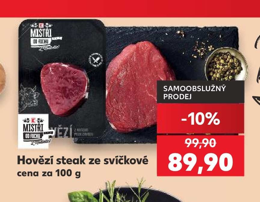 Mistři od fochu Hovězí steak ze svíčkové