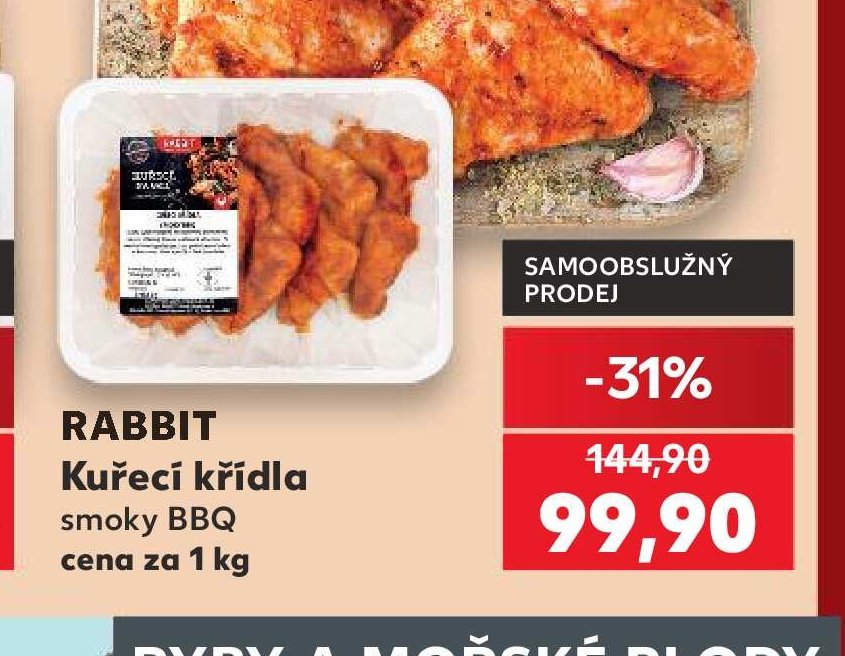 Rabbit Kuřecí křídla smoky BBQ