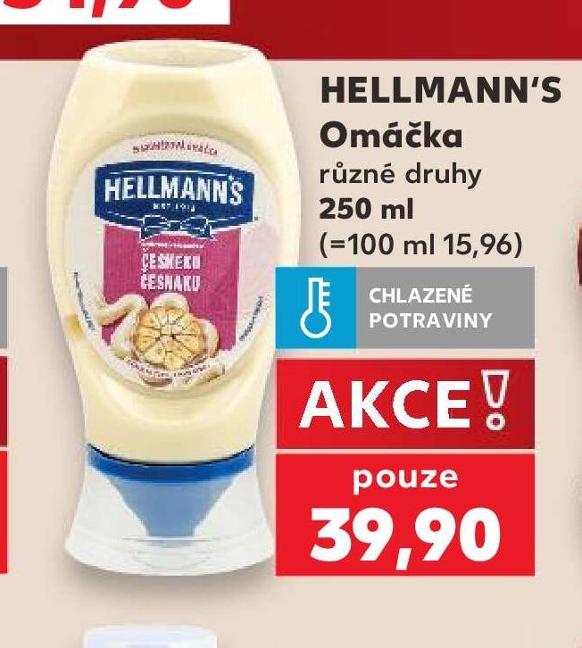 HELLMANN'S Omáčka různé druhy