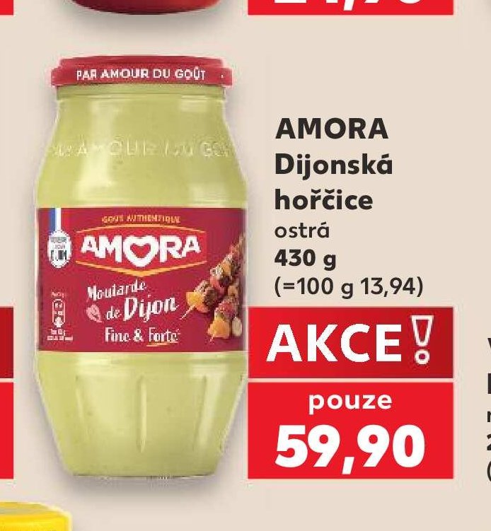 AMORA Dijonská hořčice ostrá