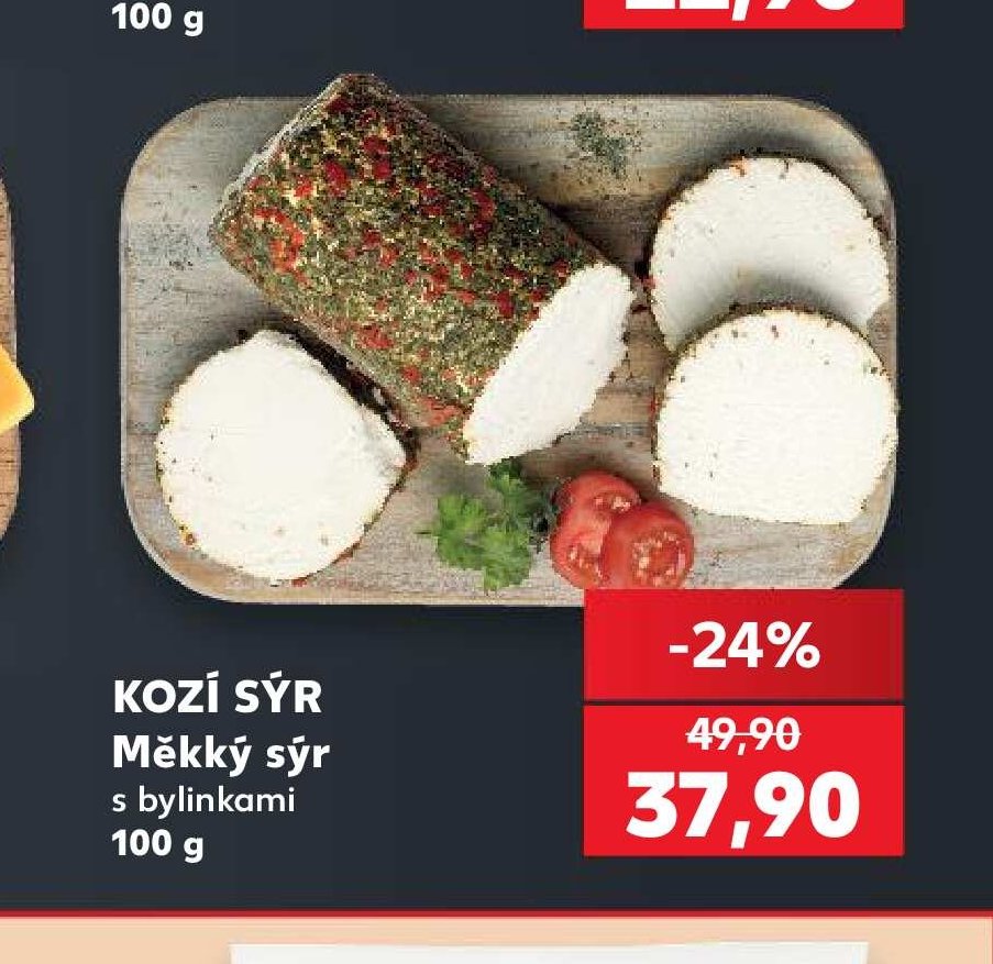 KOZÍ SÝR Měkký sýr s bylinkami