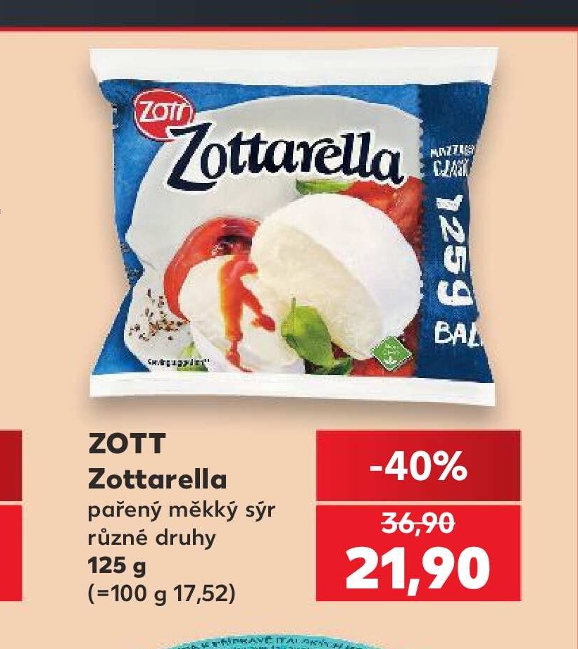 ZOTT Zottarella pařený měkký sýr