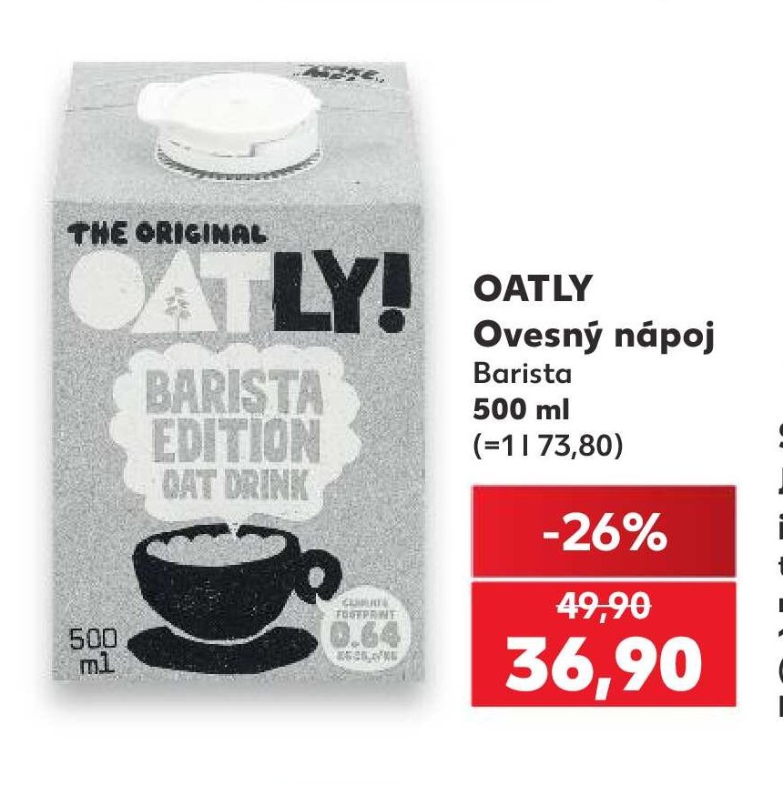 OATLY Ovesný nápoj Barista 500 ml