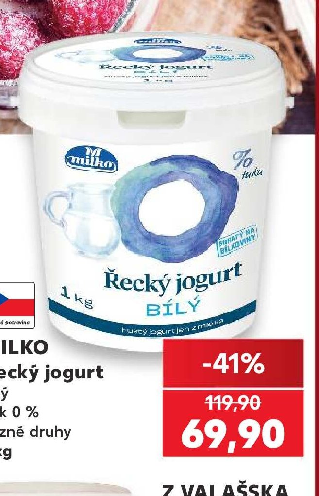 MILKO Řecký jogurt bílý 1 kg