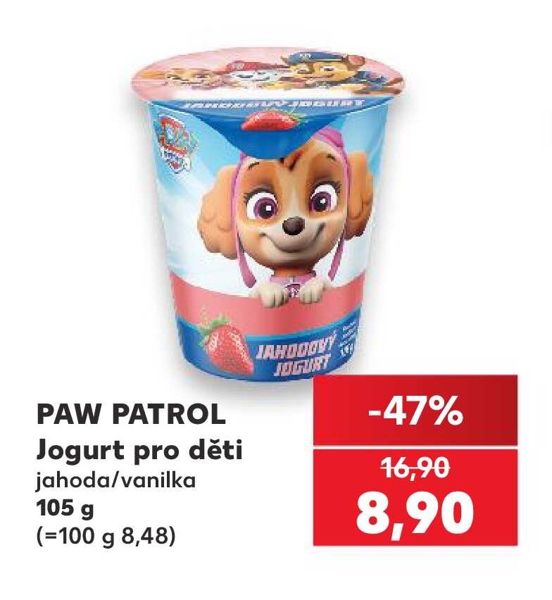 PAW PATROL Jogurt pro děti 105 g