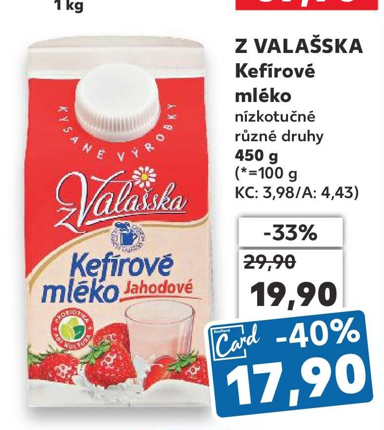 Z VALAŠSKA Kefírové mléko 450 g