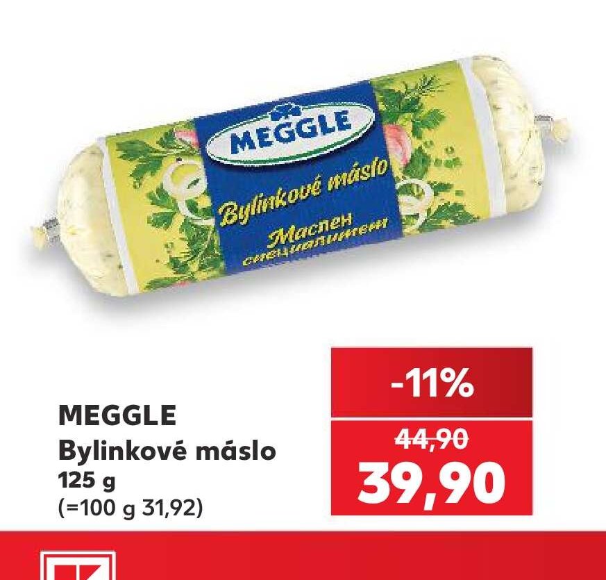 MEGGLE Bylinkové máslo 125 g