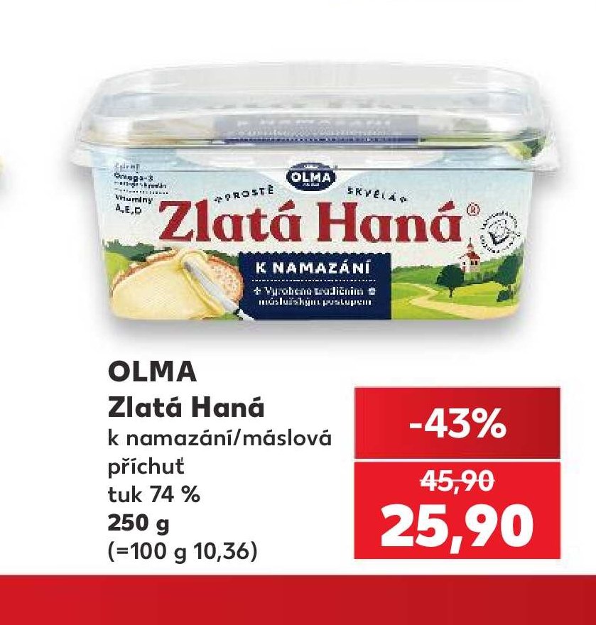 OLMA Zlatá Haná 250 g