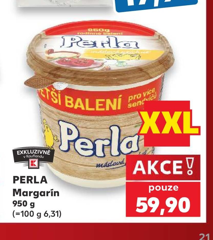 PERLA Margarín 950 g