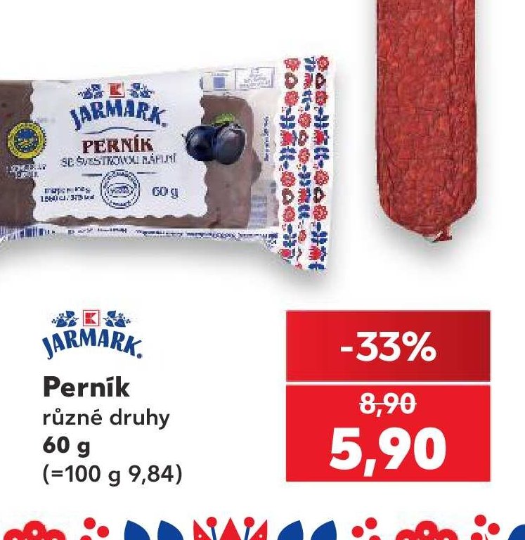 Jarmark Perník různé druhy 60 g