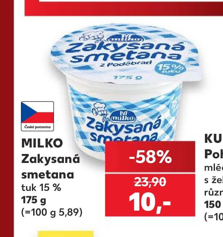 Milko Zakysaná smetana