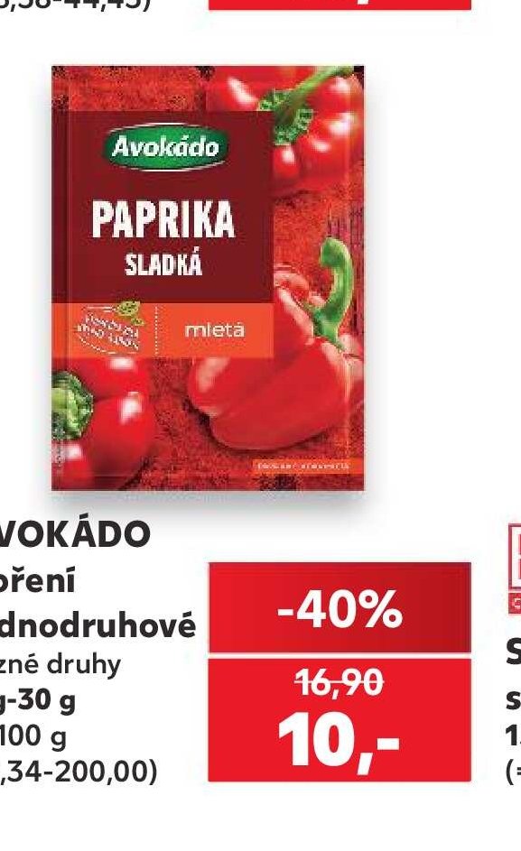 AVOKÁDO Koření jednodruhové