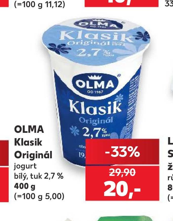 OLMA Klasik Originál jogurt