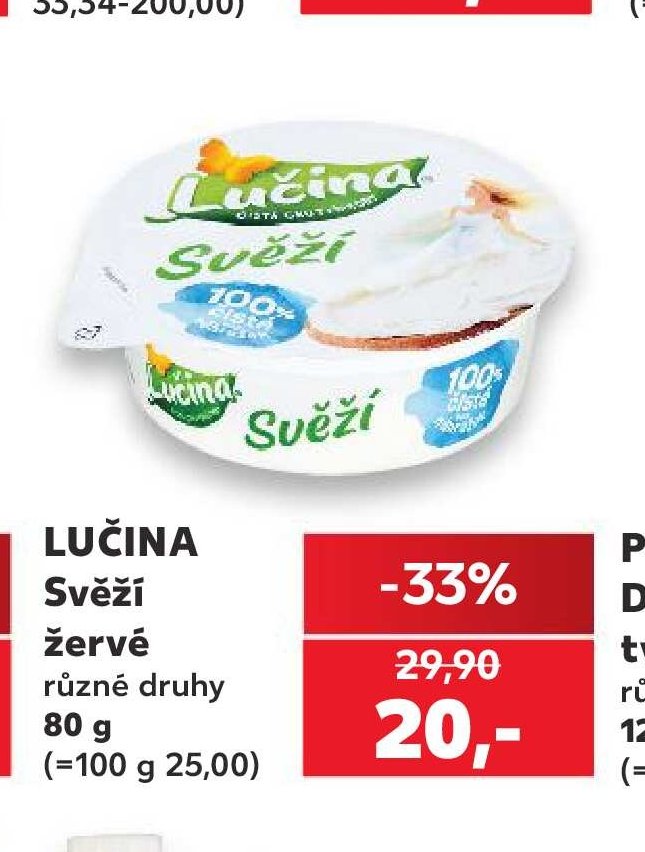 LUČINA Svěží žervé