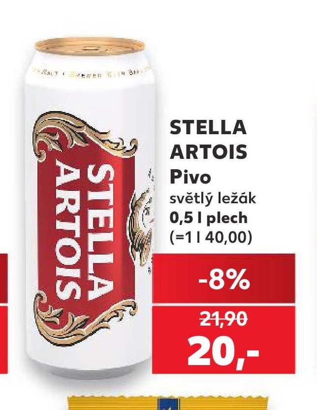 STELLA ARTOIS Pivo