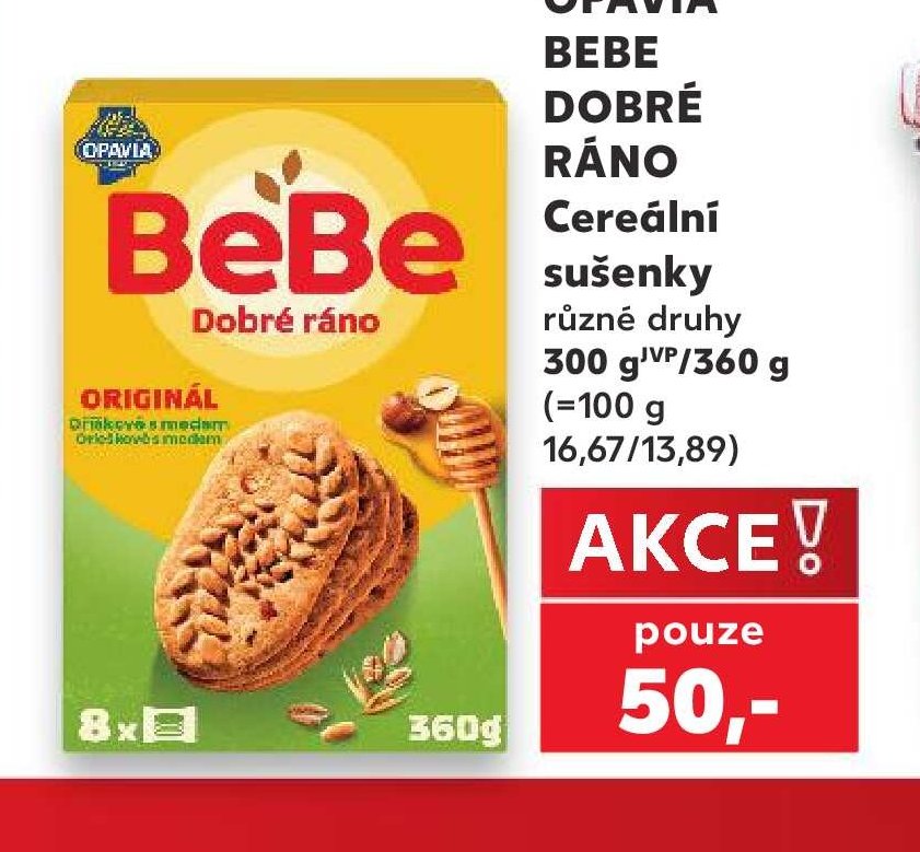 OPAVIA BEBE DOBRÉ RÁNO Cereální sušenky