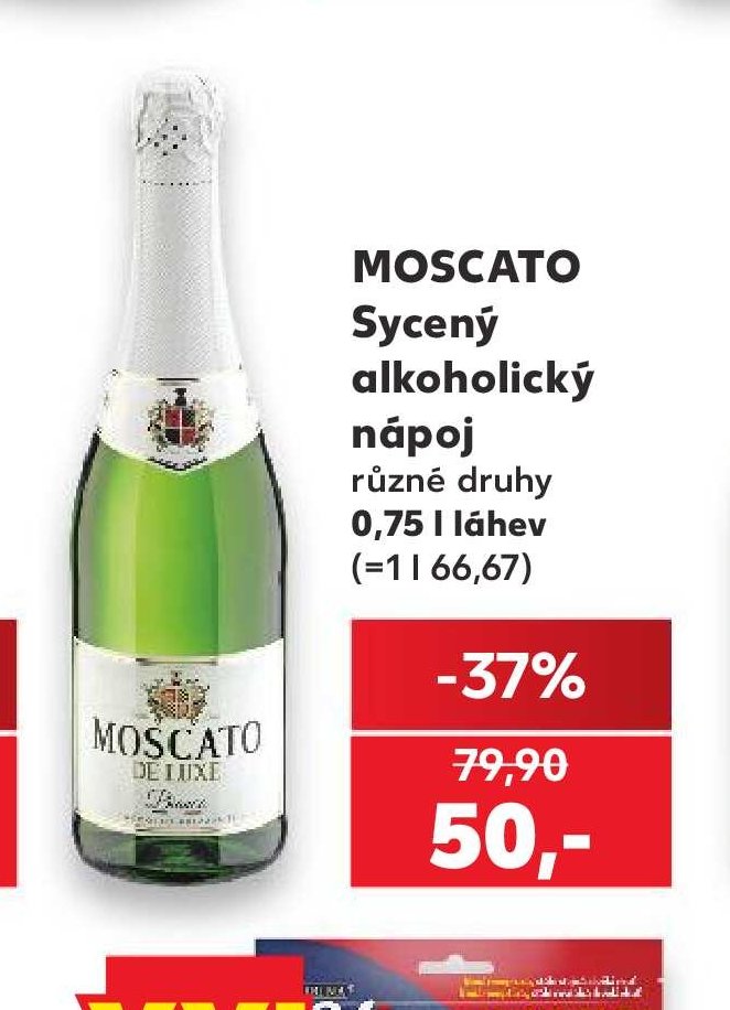MOSCATO Sycený alkoholický nápoj