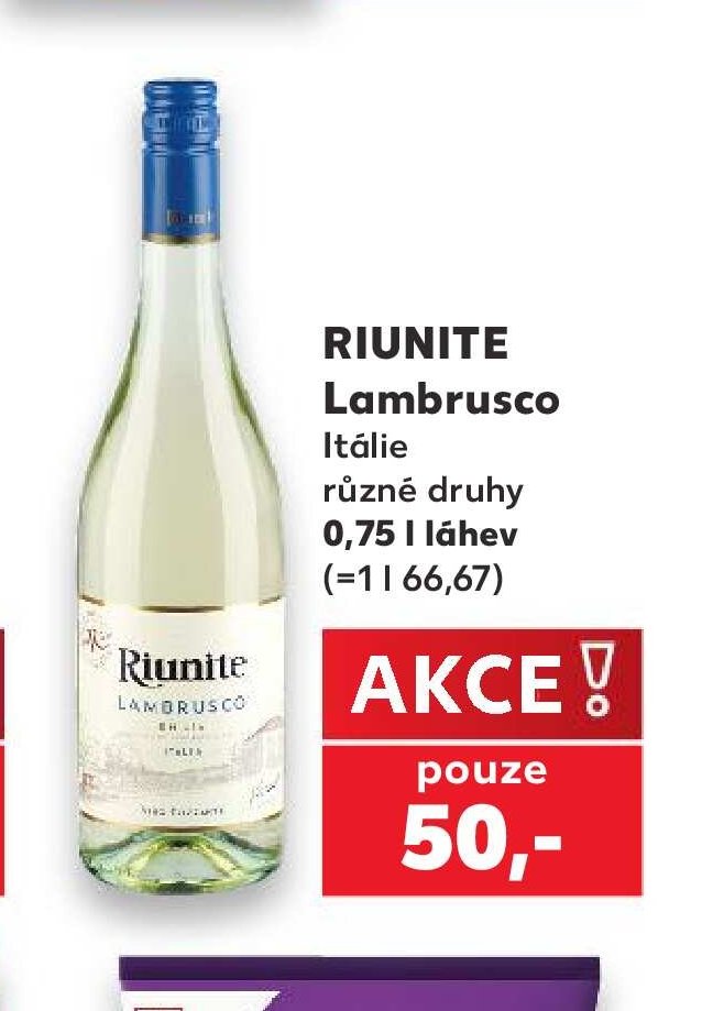 RIUNITE Lambrusco